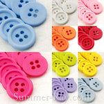 Doll Buttons 15mm (4 eye) - 100 pieces