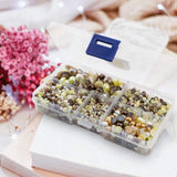Flat Back Pearls Brown Series in Storage Box - 2000 pieces