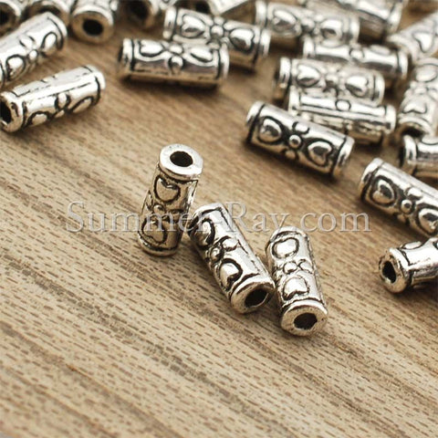 Tibetan Silver Spacer Beads (T1058) - 100 pieces