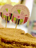 DIY Personalized Baby Shower/Christening Cupcake Topper