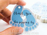 Baby Feet Baby Shower Thank you Gift Tags