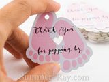 Baby Feet Baby Shower Thank you Gift Tags