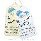 Personalized Royale Baby Boy or Girl Baptism Gift Tag