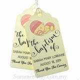 Cream Linen Baby in Pink