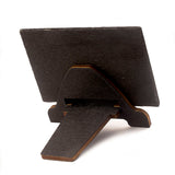 Personalized White Ink Printing Chalkboard Wedding Place Cards with Easels