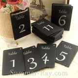 Wooden Blackboard Tag with Jute Twine - 10 to 20 pieces