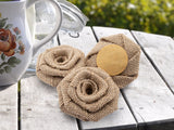 Handmade Burlap Roses