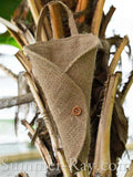 12 Handmade Hessian Burlap Pew Cone for Rustic Wedding Aisle Decorations