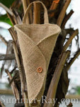 12 Handmade Hessian Burlap Pew Cone for Rustic Wedding Aisle Decorations