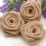 Handmade Burlap Roses