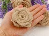 Handmade Burlap Roses