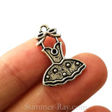 Tibetan Silver Ballet Tutu Charm Pendant