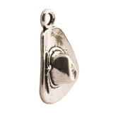 Tibetan Silver Wild West Cowboy Hat Charm Pendant