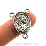 Tibetan Silver Saint Cameo Charm Pendant