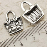 Tibetan Silver Ladies Handbag  Charm Pendant