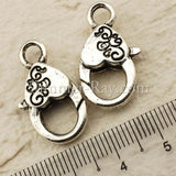 Tibetan Silver Lobster Clasp Charm Pendant
