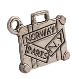 Tibetan Silver Suitcase/Luggage Charm Pendant