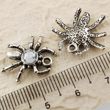 Tibetan Silver Spider Charm Pendant