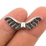 Tibetan Silver Wings Spacer Beads (T1334)