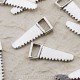 Tibetan Silver Hand Saw Charm Pendant
