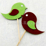 Burgundy - Green