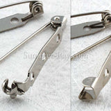 30mm Brooch Pins with and without Safety Catch