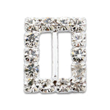 Diamante Rhinestone Rectangle Buckles