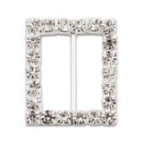Diamante Rhinestone Rectangle Buckles