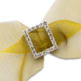 Diamante Rhinestone Rectangle Buckles