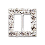 Diamante Rhinestone Square Buckles