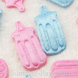 Fabric Embellishment - Milk Bottle 100 pieces