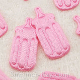 Fabric Embellishment - Milk Bottle 100 pieces