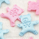 Fabric Embellishment - Teddy Bear 100 pieces