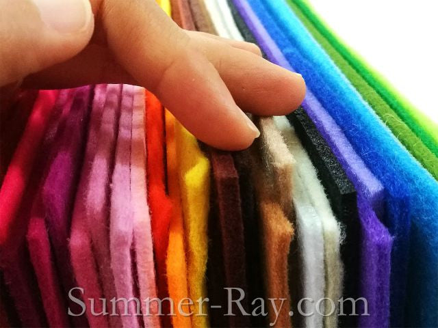 Flexible Wholesale 3mm thick felt sheets For Clothing And More 