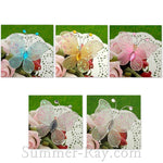 Stocking Butterflies 4 cm with Glitter - 50 pieces