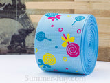 Lollipop Printed Grosgrain Ribbon 10 mm 16 mm 25 mm 38 mm - 5, 10 or 25 yards
