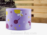 Lollipop Printed Grosgrain Ribbon 10 mm 16 mm 25 mm 38 mm - 5, 10 or 25 yards