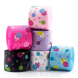 Lollipop Printed Grosgrain Ribbon 10 mm 16 mm 25 mm 38 mm - 5, 10 or 25 yards