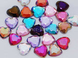 6mm AB Heart Rhinestones