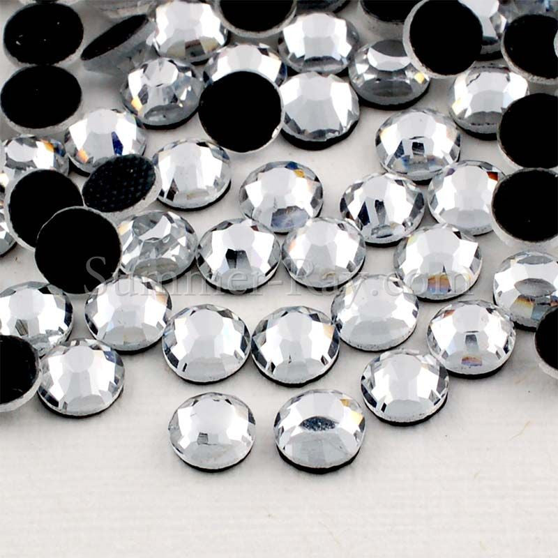 MEIBITE SS10 Clear Hotfix Rhinestones Crystal Glass Diamonds Bulk