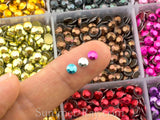 Hot Fix Rhinestuds SS16 (4 mm) Mixed Color in Storage Box - 10800 pieces