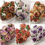 Mulberry Paper Flowers - Double Toned - 50 pieces