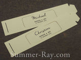 Personalized Napkin Ring Place Card - 24 to 144 pieces