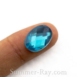 Rhinestones 14mm x 10mm Oval - 50, 500 or 1000 pieces