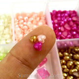 Pearl Hearts 4mm in Storage Box - 3600 pieces