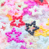 Pearl Beaded Stars 13mm