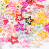 Pearl Beaded Stars 13mm