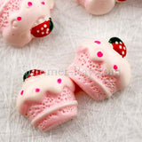 Cabochon Resin Flat Back Cupcake