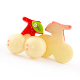 Cabochon Resin Cherry with Rhinestone