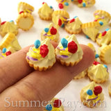 Cabochon Resin Cream Tart